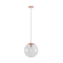 Domus Bubble-250 Dimmable Clear Ball LED Interior Pendant Black / White / Chrome / Satin Chrome / Rose Gold / Satin Brass / Antique Brass 240V IP20 - BUBBLE - Domus Lighting