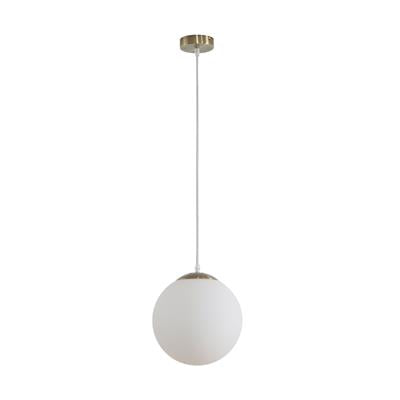 Domus Bubble-250 Dimmable Opal Ball LED Interior Pendant Black / White / Chrome / Satin Chrome / Rose Gold / Satin Brass / Antique Brass 240V IP20 - BUBBLE- Domus Lighting