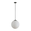 Domus Bubble-300 Dimmable Opal Ball LED Interior Pendant Black / White / Chrome / Satin Chrome / Rose Gold / Satin Brass / Antique Brass 240V IP20 - BUBBLE- Domus Lighting