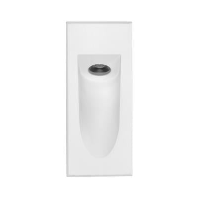 Domus Camino Rectangular Slot Garden Step and Up Lights Tri - White /  Black 3W 240V IP54 - 21763, 21767