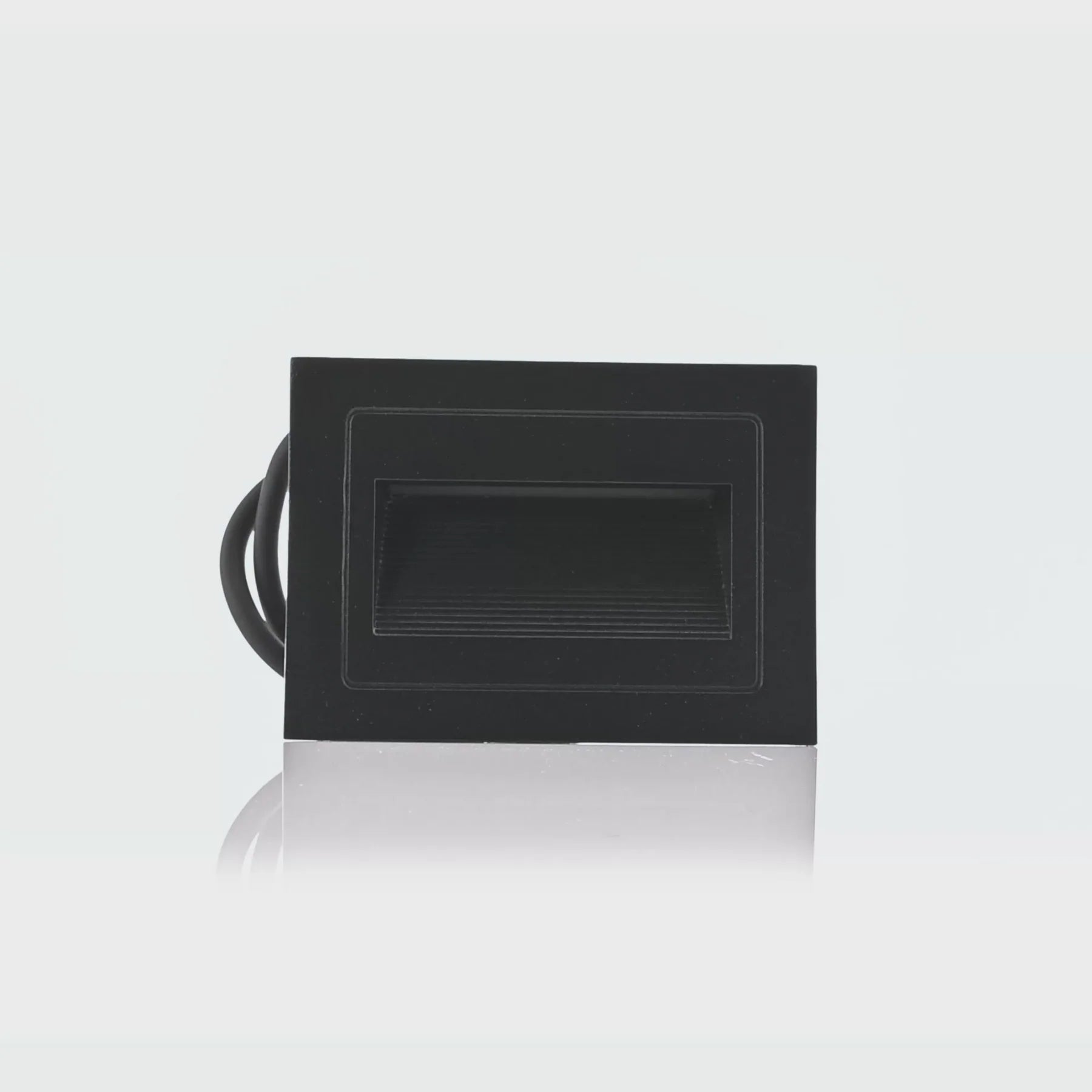 Havit Trin Rectangular Recessed LED Exterior Step Lights Tri- Black 5W 12V/240V IP54- HV3113T-BLK-240V, HV3113T-BLK-12V