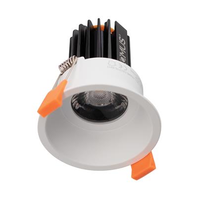 Domus Cell 13 D75 Complete Dimmable LED Downlight Kit 5CCT - White / Black 13W 200-240V IP44 - 21680, 21681-  Domus Lighting