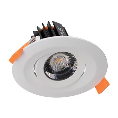 Domus Cell 13 T90 Complete Dimmable LED Downlight Kit 5CCT - White / Black 13W 200-240V IP44 - 21688, 21689-  Domus Lighting