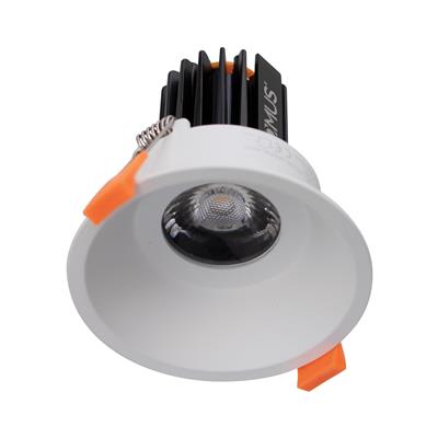 Domus Cell 9 D90 Complete Dimmable LED Downlight Kit 5CCT - White / Black 9W 200-240V IP44 - 21672, 21673- Domus Lighting