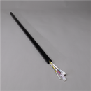60100 90CM Downrod & Wiring Loom for Axis/Hover/Motion - Black Domus Lighting