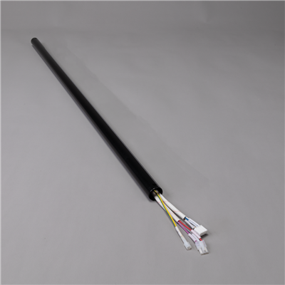 60100 90CM Downrod & Wiring Loom for Axis/Hover/Motion - Black Domus Lighting