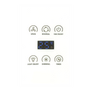 Domus CFA-WC1 DC Wall Controller To Suit Ceiling Fans 240V - 60110 - Domus Lighting