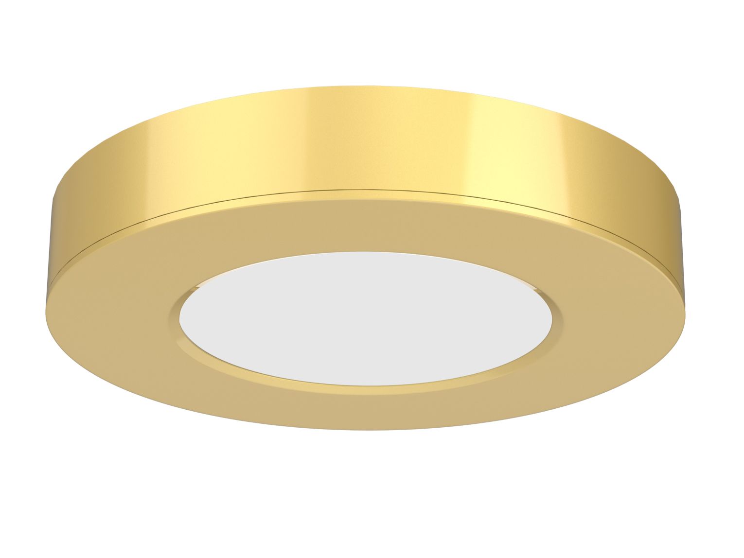 CLA UB4 3W satin brass 12V surface mounted or recessed cabinet under-bench light