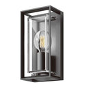 Domus Claro Exterior Wall Lights Black / Dark Grey 240V IP65 - 19890, 19891- Domus Lighting