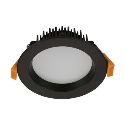 Domus Deco-13 Round Dimmable LED Downlight Kit Tri - Black 13W 240V IP44 - 20421