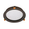 Domus Deco-28 Round Dimmable LED Downlight Kit Tri - Black 28W 240V IP44 - 20435, 21597 - Domus Lighting