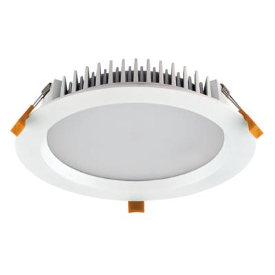 Domus Deco-28 Round Dimmable LED Downlight Kit Tri - White 28W 240V IP44 - 20434, 21877