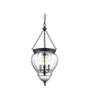 Domus Diana Lantern Glass Interior Pendant Clear 240V IP20 - 31323- Domus Lighting