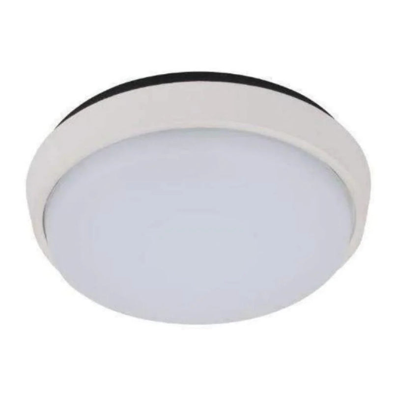 Domus DISC-240 - 20W LED Round Dimmable Oyster Ceiling Light IP54 - 3000K- Domus Lighting