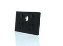 Clipsal Double Power Point, Saturn Zen, Horizontal Mount, 250V- Z4025XUA-ZB