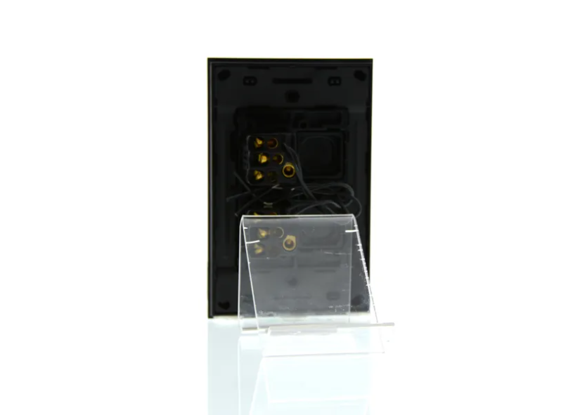 Clipsal Push Button Switch, Saturn Zen, LED, 2 Gang Black/ White 250V- Z4062PBL-ZB, Z4062PBL-ZW
