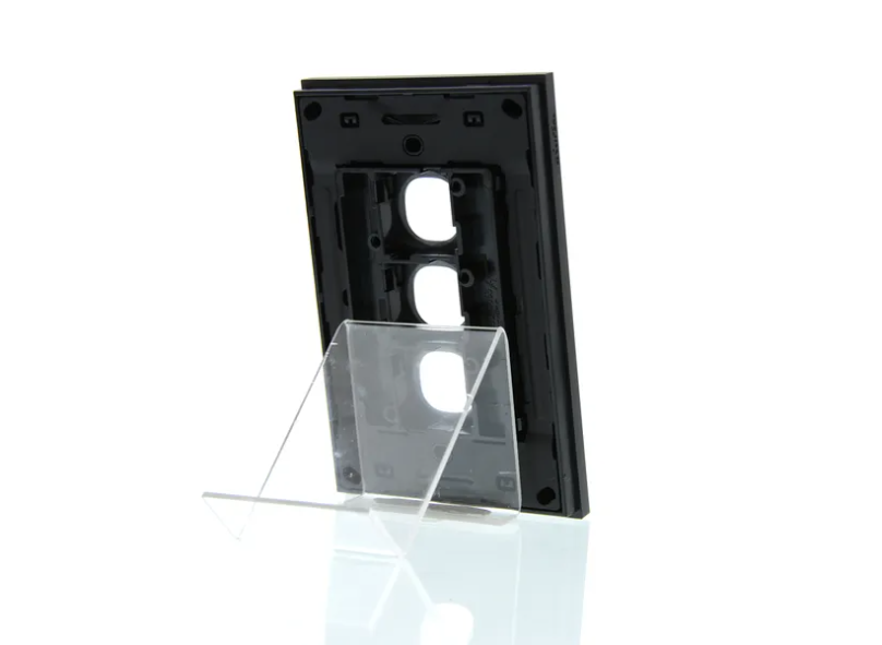 Clipsal Grid and Cover, Saturn Zen, 3 Gang Black/ White- Z4033VH-ZB, Z4033VH-ZW