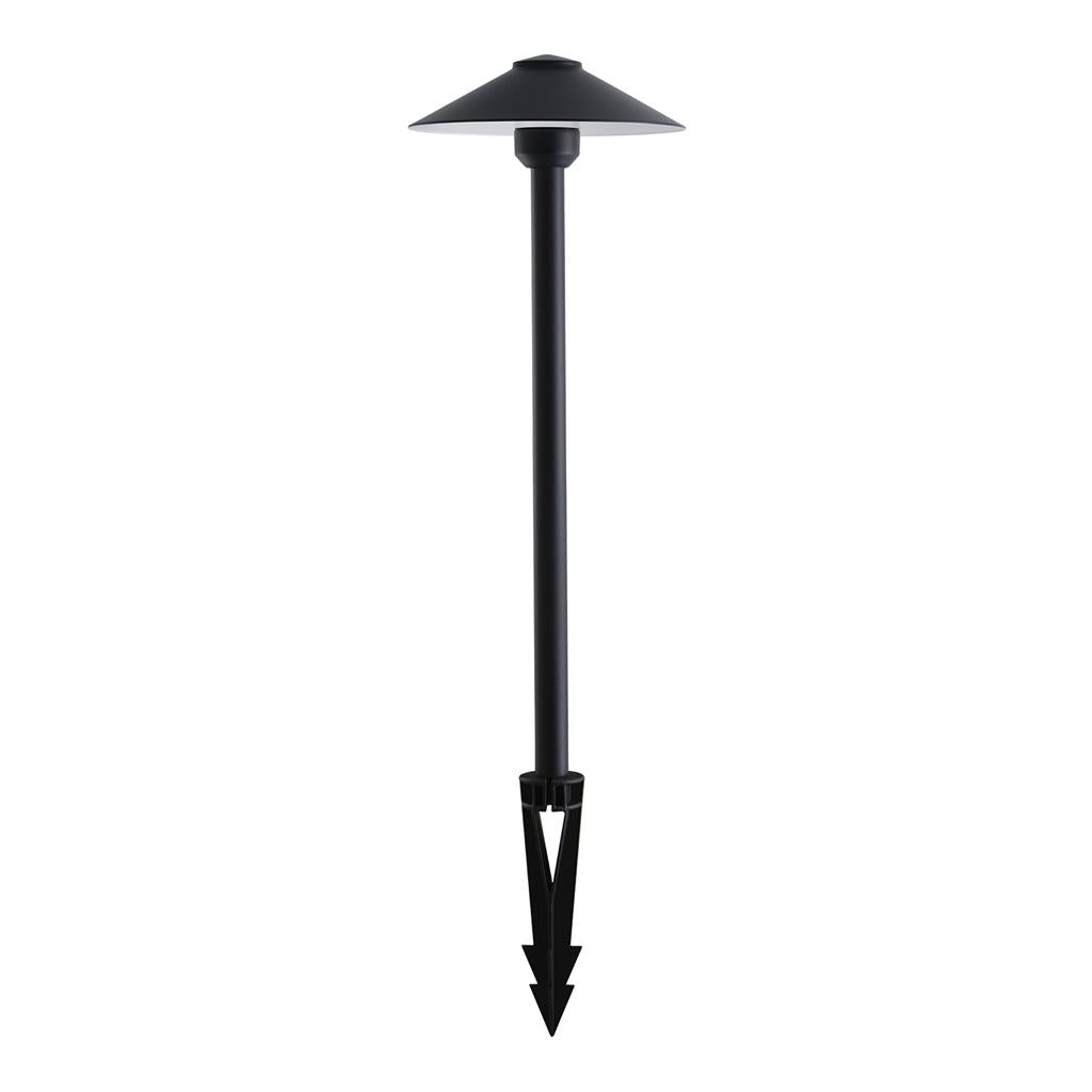 Domus DUSK 450mm Large Head Path Garden Spike Light Tri- Bronze/ Black 4W 12V IP65 - 19102, 19110