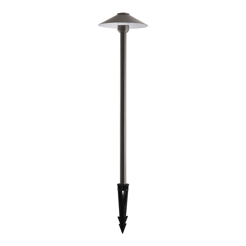 Domus DUSK 610mm Large Head Path Garden Spike Light Tri- Bronze/ Black 4W 12V IP65 - 19106, 19114