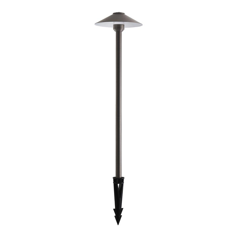 Domus DUSK 610mm Large Head Path Garden Spike Light Tri - Bronze / Black 4W 12V IP65 - 19106, 19114 - Domus Lighting