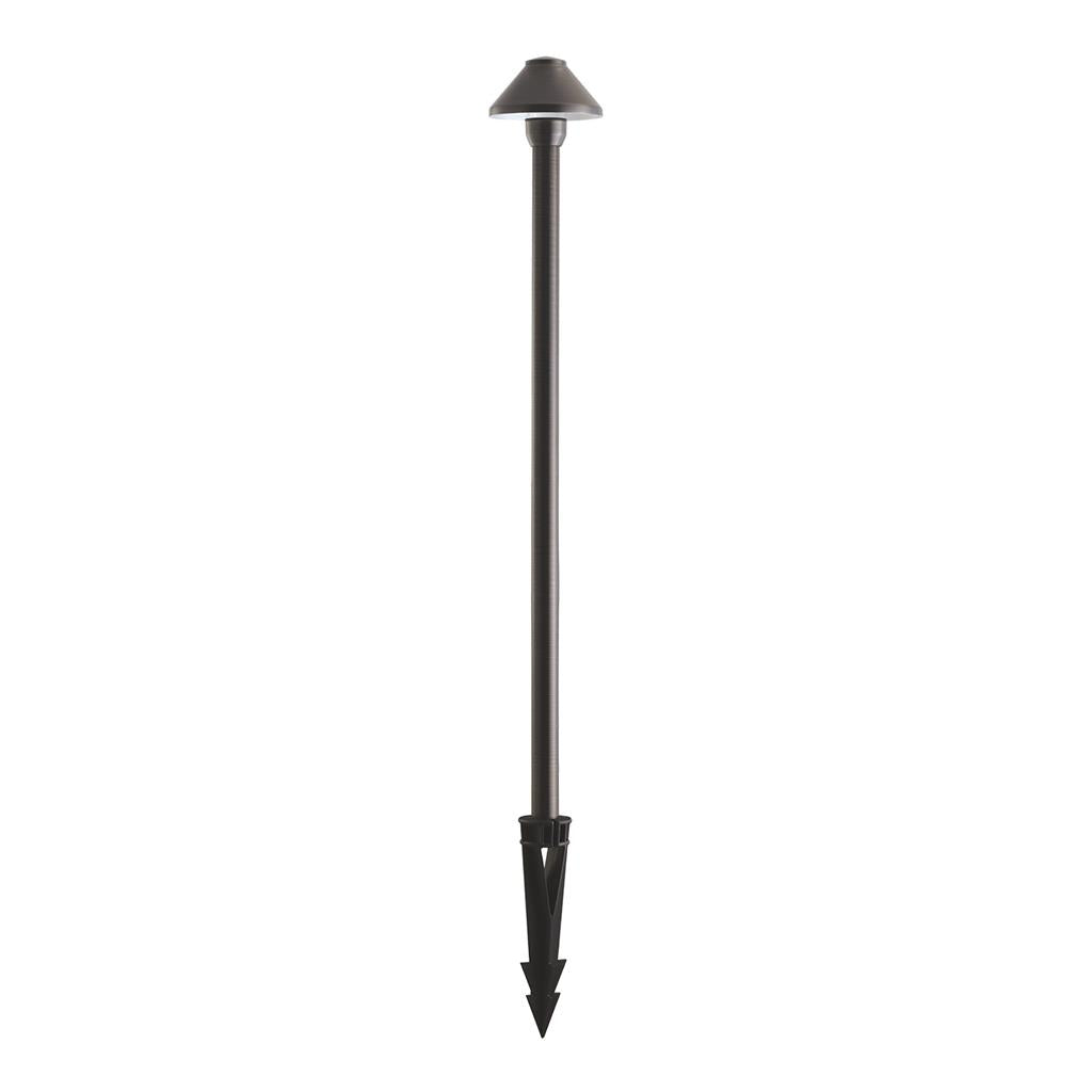 Domus DUSK 610mm Small Head Path Garden Spike Light Tri- Bronze/ Black 4W 12V IP65 - 19104, 19112