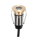 Domus EMIT 36° Decklight Garden Step and Uplights RGBW Brushed Brass 1W 24V IP67- EMIT