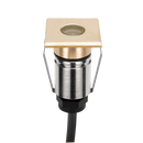 Domus EMIT 36° Decklight Garden Step and Uplights RGBW Brushed Brass 1W 24V IP67- EMIT