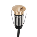 Domus EMIT 36° Decklight Garden Step and Uplights RGBW Brushed Brass 1W 24V IP67- EMIT