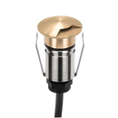 Domus EMIT 36° Decklight Garden Step and Uplights RGBW Brushed Brass 1W 24V IP67- EMIT