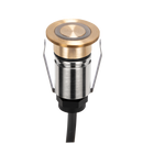 Domus EMIT 36° Decklight Garden Step and Uplights RGBW Brushed Brass 1W 24V IP67- EMIT