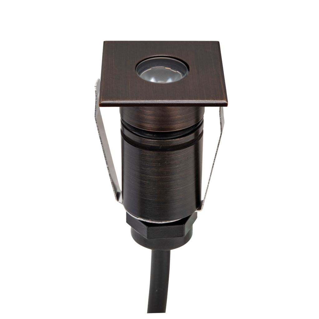 Domus EMIT 25° Inground Up Lights and Deck Lights Tri- Antique Brass 1W 12/24V IP67- EMIT