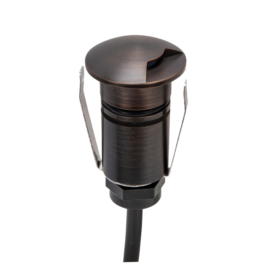 Domus EMIT 25° Inground Up Lights and Deck Lights Tri- Antique Brass 1W 12/24V IP67- EMIT