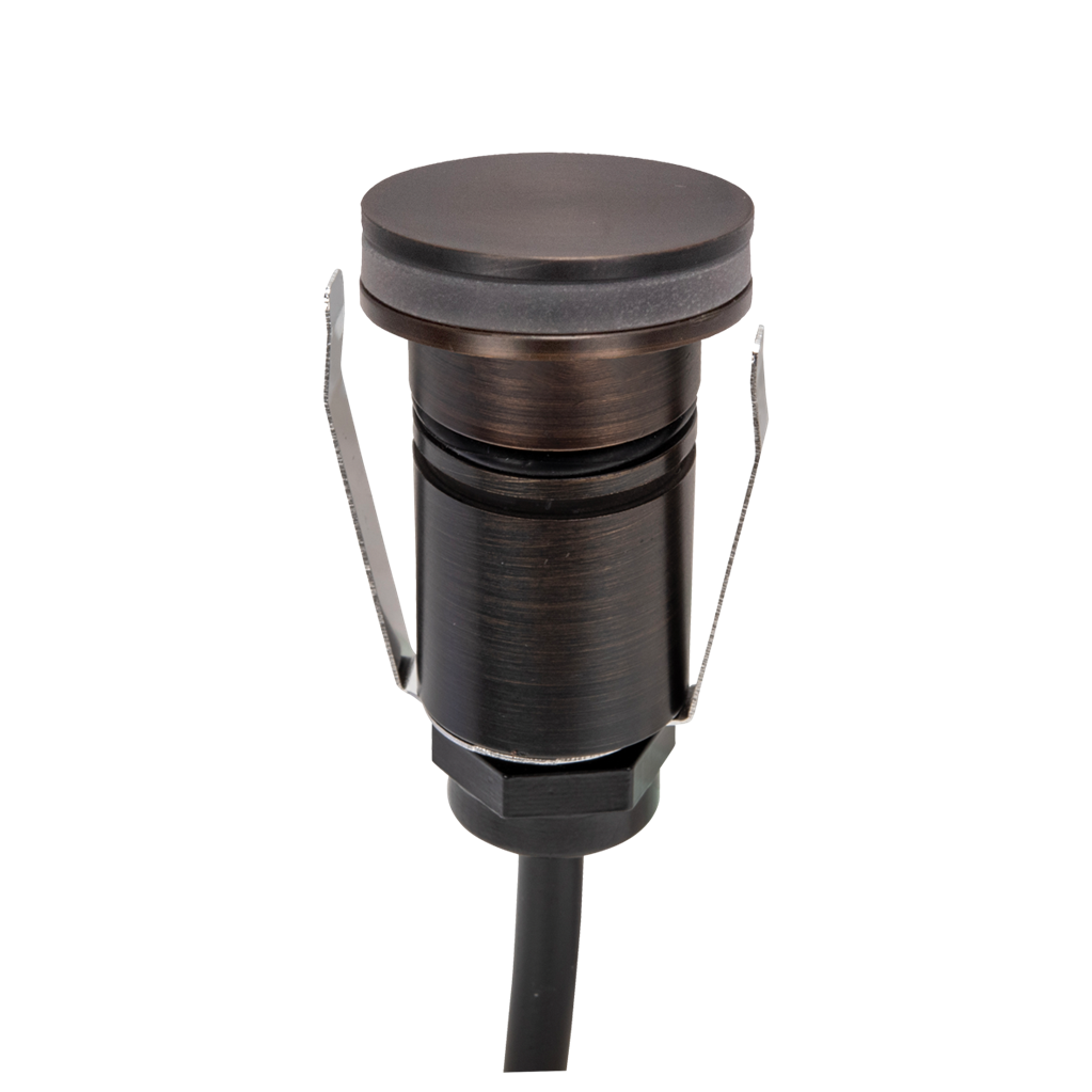 Domus EMIT 25° Inground Up Lights and Deck Lights Tri- Antique Brass 1W 12/24V IP67- EMIT