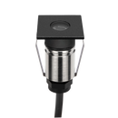 Domus EMIT 36° Decklight Garden Step and Uplights Tri- Black 1W 12/24V IP67- EMIT