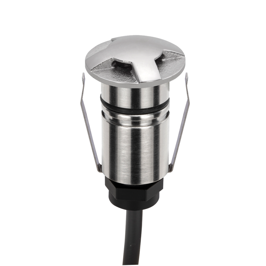Domus EMIT 36° Inground Up Lights and Deck Lights Tri- Stainless Steel 1W 12/24V IP67- EMIT