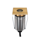 Domus EMIT 36° Decklight Garden Step and Uplights RGBW Brushed Brass 2.5W 24V IP67- EMIT