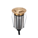 Domus EMIT 36° Decklight Garden Step and Uplights RGBW Brushed Brass 2.5W 24V IP67- EMIT