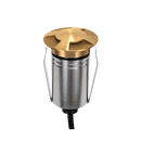 Domus EMIT 36° Decklight Garden Step and Uplights RGBW Brushed Brass 2.5W 24V IP67- EMIT