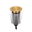 Domus EMIT 36° Decklight Garden Step and Uplights RGBW Brushed Brass 2.5W 24V IP67- EMIT