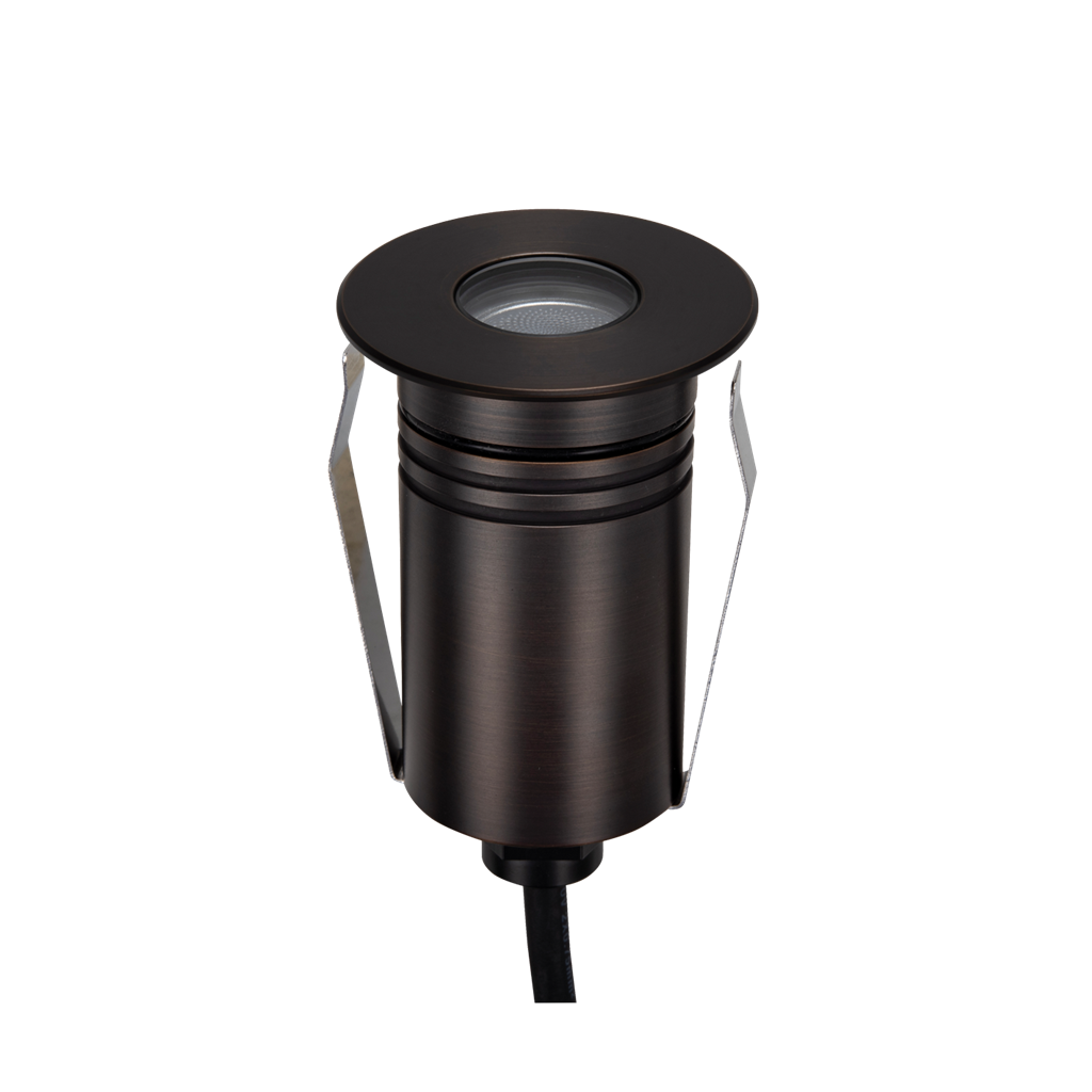 Domus EMIT 36° Inground Up Lights and Deck Lights Tri- Antique Brass 2.5W 12/24V IP67- EMIT