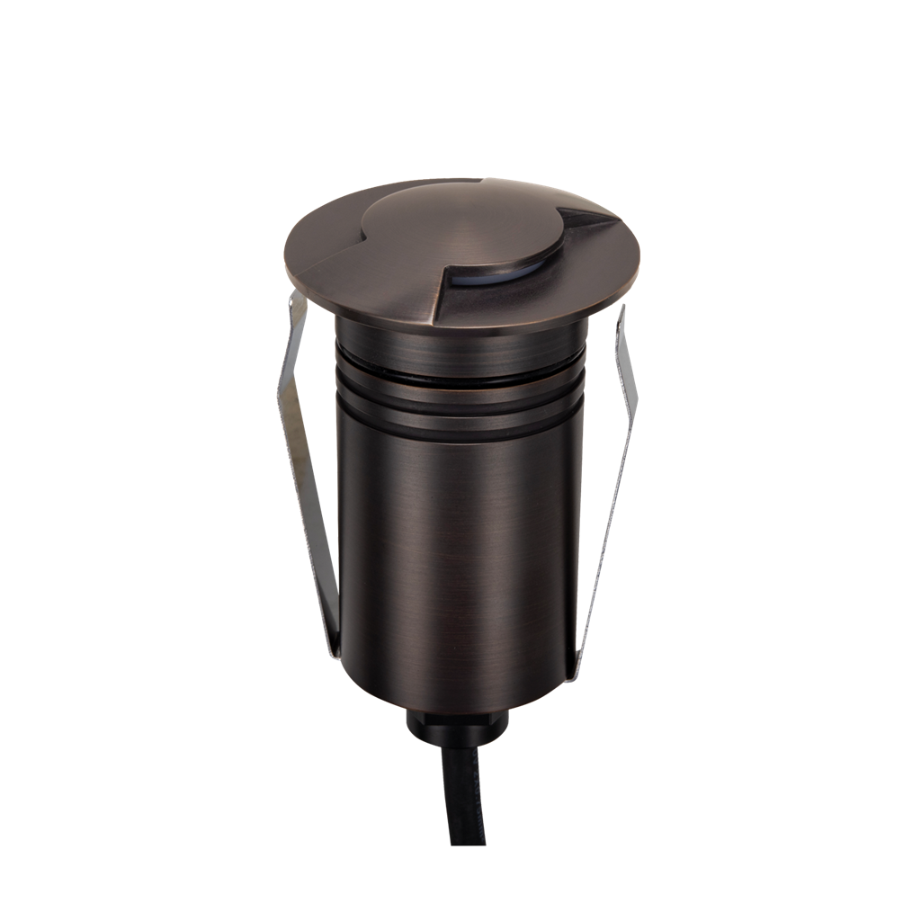 Domus EMIT 36° Inground Up Lights and Deck Lights Tri- Antique Brass 2.5W 12/24V IP67- EMIT