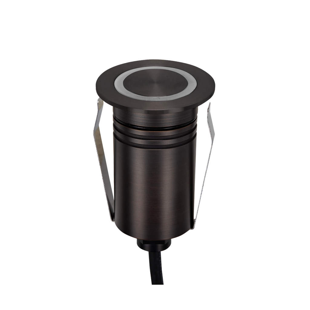Domus EMIT 36° Inground Up Lights and Deck Lights Tri- Antique Brass 2.5W 12/24V IP67- EMIT