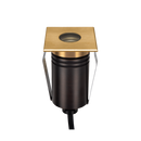 Domus EMIT 36° Decklight Garden Step and Uplights Tri- Brushed Brass 2.5W 12/24V IP67- EMIT