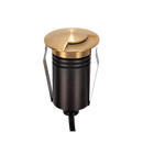Domus EMIT 36° Decklight Garden Step and Uplights Tri- Brushed Brass 2.5W 12/24V IP67- EMIT