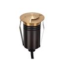 Domus EMIT 36° Decklight Garden Step and Uplights Tri- Brushed Brass 2.5W 12/24V IP67- EMIT