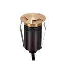 Domus EMIT 36° Decklight Garden Step and Uplights Tri- Brushed Brass 2.5W 12/24V IP67- EMIT