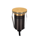 Domus EMIT 36° Decklight Garden Step and Uplights Tri- Brushed Brass 2.5W 12/24V IP67- EMIT