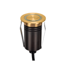 Domus EMIT 36° Decklight Garden Step and Uplights Tri- Brushed Brass 2.5W 12/24V IP67- EMIT