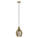 Domus Felix Timber Interior Pendant Natural Plywood 240V IP20 - 22765 - Domus Lighting