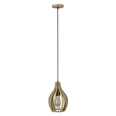 Domus Felix Timber Interior Pendant Natural Plywood 240V IP20 - 22765 - Domus Lighting